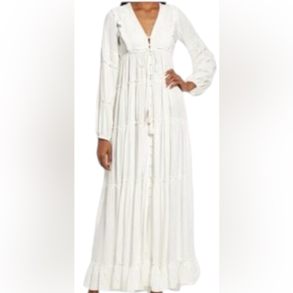 Area Stars Dresses & Skirts - Area Stars‎ NWT white medium maxi Ali dress, cottagecore, bridal, boho